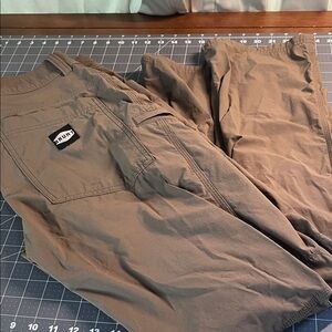 Brunt Men's Brown Nylon Blend Outdoor Pants